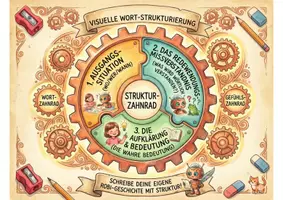 Vorschau - Poster - Robis visuelle Wort-Strukturierung für DaZ - Deckblatt