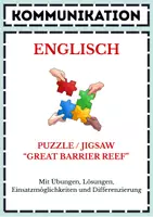 Vorschau - Arbeitsblätter - Englisch: Puzzle Great Barrier Reef (Australien) - Deckblatt
