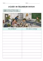 Vorschau - Arbeitsblätter - Sicherheit im Physikraum - Deckblatt