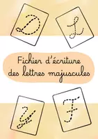 Aperçu - Apprentissages en autonomie - Atelier d'écriture : cursive majuscule - Page de couverture