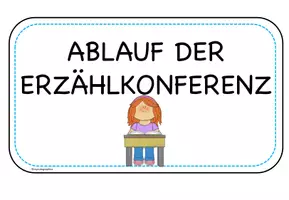 Vorschau - Bildkarten - Ablauf einer Erzählkonferenz für eine Märcheneinheit - Deckblatt