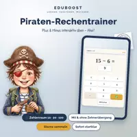 Vorschau - Arbeitsblätter - Piraten Rechentrainer – Plus & Minus interaktiv üben (Zahlenraum 10, 20 & 100) - Seite 3