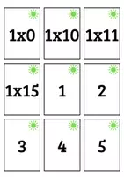 Aperçu - Apprentissages en autonomie - Jeu à plastifier - Multiplications (cycle 2 et 3) - Page 2