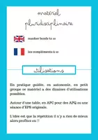 Aperçu - Apprentissages en autonomie - Jeu à plastifier - Complément à 10 (CP) - Page de couverture