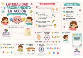 Vista previa - Juegos / Gamificación - Lateralidad y razonamiento: 50 retos - Portada