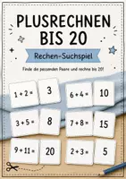 Vorschau - Spiele - Materialpaket Rechen-Merkspiele bis 20 – mit Plus, Minus, Mal & Geteilt | 96 Karten - Seite 1