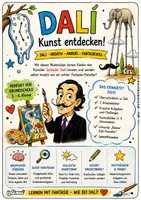 Vorschau - Unterrichtsreihen - SALVADOR DALI - KUNST - qlixu - Deckblatt