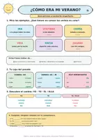 Vorschau - Arbeitsblätter - Einführung Imperfecto - Bingo/Entrevistas etc. - Deckblatt