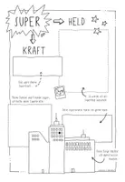 Vorschau - Arbeitsblätter - ICH als Superheldin / Held - Sketchnotes - Seite 1