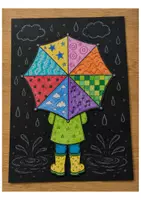 Vorschau - Arbeitsblätter - Kunst Grundschule – Regenschirm gestalten | Muster & Künstler | Klasse 2–4 - Seite 3