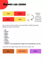 Voorbeeld - Zinnen bouwen - Zien is snappen - Pagina 1
