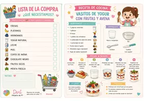 Vista previa - Unidades / Secuencias / Situaciones de Aprendizaje - Recetas saludables con lista de la compra - página 1