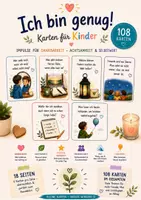 Vorschau - Arbeitsblätter - 🌿 Ich bin genug! – 108 Impulskarten für Kinder 💛 - Deckblatt