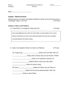 Vorschau - Klassenarbeiten - Klassenarbeit Märchen 5 - Seite 1