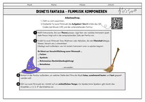 Vorschau - Arbeitsblätter - 8. Filmmusik komponieren und spielen: Disneys Fantasia - Seite 2