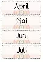 Vorschau - Poster - Klassenkalender für einen strukturierten Schulalltag - Seite 3