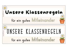 Vorschau - Poster - Klassregeln in Blumenform/Regeln für ein gutes Miteinander - Seite 2