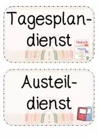 Vorschau - Poster - Klassendienste zum Aushängen im Klassenzimmer - Seite 2