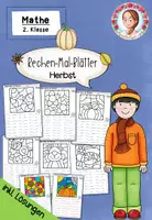 Vorschau - Arbeitsblätter - Rechenmalblätter Herbst – Rechnen und Malen | Klasse 2 - Deckblatt