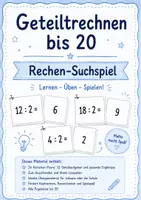 Vorschau - Spiele - Geteiltrechnen bis 20 – Rechen-Merkspiel | 24 Karten zum Ausschneiden - Deckblatt