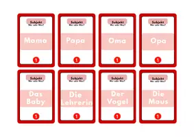 Vorschau - Spiele - Satzglieder - Quatschsätze legen - Deckblatt