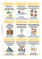 Vista previa - Juegos / Gamificación - MOVE IF IT'S YOU! – Back to School Speaking & Movement Game | 40 Cards - Portada