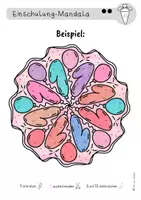 Vorschau - Mal- und Bastelvorlagen - Einschulung-Mandalas – 22 Ausmalbilder zum Schulanfang | Klasse 1 | Feinmotorik & Konzentration - Seite 1
