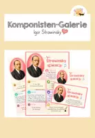 Vorschau - Poster - Komponisten-Steckbrief & Poster: Igor Strawinsky - Deckblatt