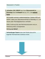 Vorschau - Arbeitsblätter - Nationalsozialismus: Der Weg der Nazis zur Macht (seit 1923) - Seite 1