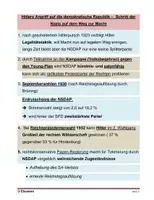 Vorschau - Arbeitsblätter - Nationalsozialismus: Der Weg der Nazis zur Macht (seit 1923) - Seite 3