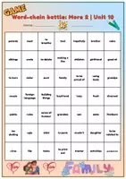 Vorschau - Spiele - More 2_Unit 10-12 - Vocabulary Game Word-chain battle - Seite 2