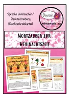 Vorschau - Arbeitsblätter - Rechtschreibung - Weihnachten (Rechtschreibkartei) - Deckblatt