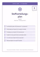 Vorschau - Lehrpläne/Lehrermaterial - Stoffverteilungsplan Englisch 9 Realschule - Deckblatt