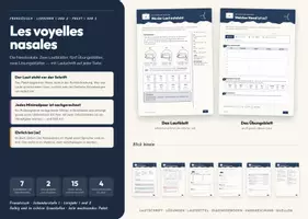 Vorschau - Stundenentwürfe - Nasalvokale – Französisch Aussprache - Deckblatt