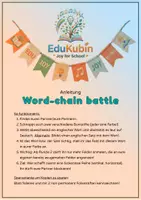 Vorschau - Spiele - More 1_Unit 13-15 - Vocabulary Game Word-chain battle - Seite 1
