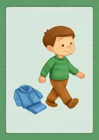 Vorschau - Arbeitsblätter - Der Tagesablauf - Stundeneinstieg, Legematerial, Lapbook - Seite 2
