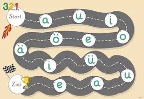 Vorschau - Spiele - Silben lesen 1. Klasse, Deutsch Anfangsunterricht, phonologische Bewusstheit, Leseförderung, Freiarbeit Grundschule, Lesen üben - Seite 3