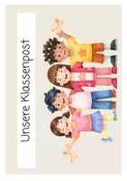 Vorschau - Poster - Klassenpost für dein Klassenzimmer inkl. Karten zum ausfüllen! - Seite 1