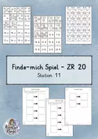 Vorschau - Mal- und Bastelvorlagen - Geld - Finde mich Spiel - Klasse 1 - ZR20 - Station 11 - Deckblatt