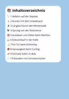 Vorschau - Stundenentwürfe - Lesetraining Wintersport | Leseverständnis Klasse 3 - Seite 1