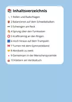 Vorschau - Stundenentwürfe - Lesetraining Turnen & Akrobatik | Leseverständnis Klasse 3 - Seite 1