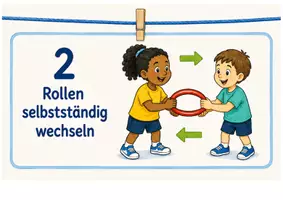 Vorschau - Unterrichtsreihen - Reihentransparenz Sport - Selbstständiges Spielen - 1. Klasse - Seite 1