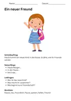 Vorschau - Stundenentwürfe - Kreatives Schreiben Klasse 3 – Mein neuer Freund | Schreibaufgaben mit Hilfen & Beispielen - Seite 3