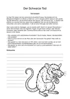Vorschau - Unterrichtsreihen - Der Schwarze Tod & Die Pest im Mittelalter – Arbeitsheft (Sachtexte, Geschichte, Spiele & Quiz) - Seite 1