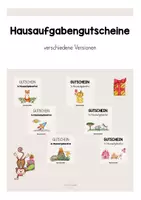 Vorschau - Poster - Hausaufgabengutscheine - Deckblatt