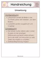 Vorschau - Bildkarten - Sport - Orientierungslauf, Grundschule - Seite 1