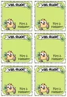 Vorschau - Bildkarten - Grüße zum Schulstart, 2. Halbjahr & Neujahr | Glückskärtchen | Glücksbringer-Grundschule - Seite 3