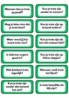 Voorbeeld - filosofische vragenkaartjes - Voorblad