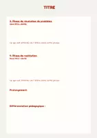 Aperçu - Préparation de séance / Séance complète - Fiche de préparation- fiche séance vierge, programme 2025 - Page 2