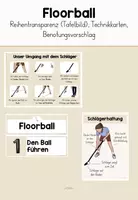 Vorschau - Stundenentwürfe - Floorball - Unterrichtseinheit - Deckblatt